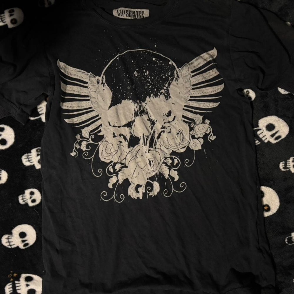 Lip Service Black Graphic Men's Shirt